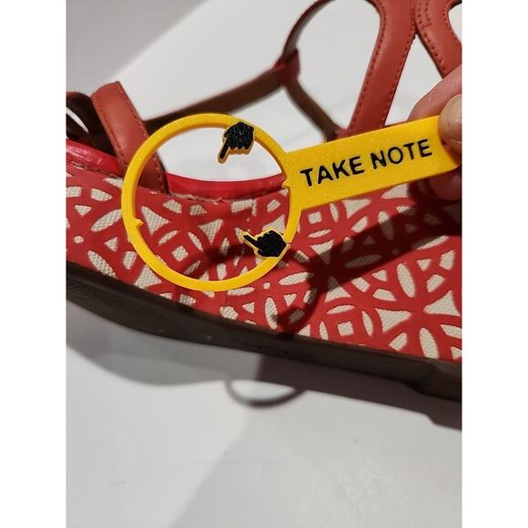 Clarks Shoes Amelia Castle Coral Wedges Womens Size 10M - Picture 13 of 16